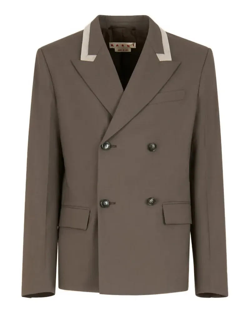 Marni Klassische Cabanjacke - Braun Braun