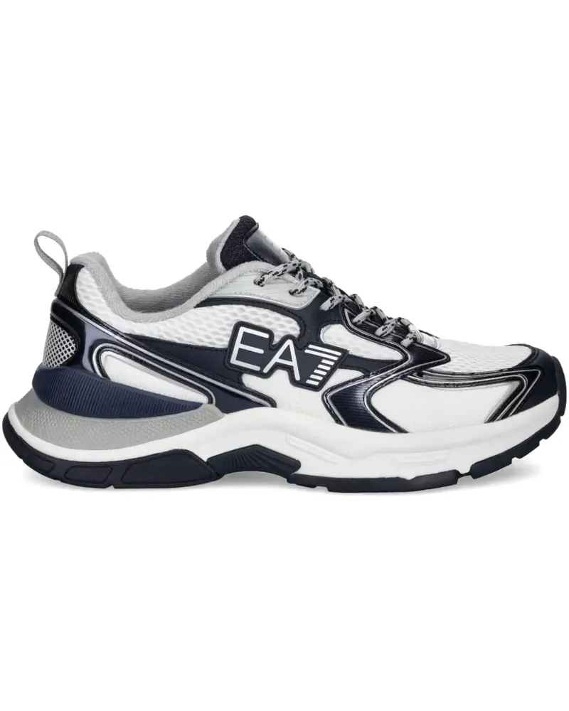 EA7 Sneakers mit Einsätzen - Blau Blau