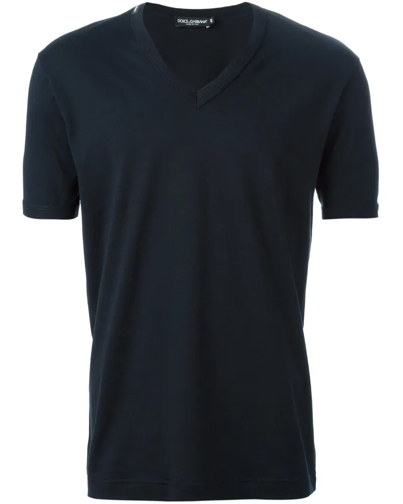 Dolce & Gabbana Klassisches T-Shirt - Schwarz Schwarz