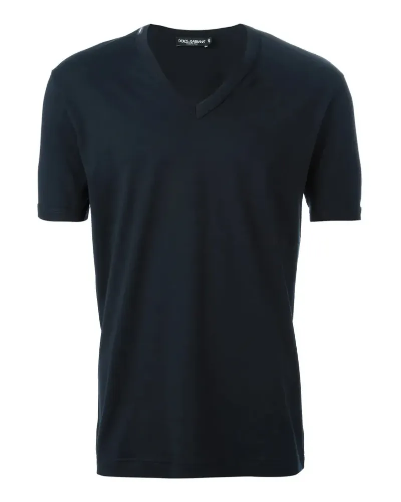 Dolce & Gabbana Klassisches T-Shirt - Schwarz Schwarz