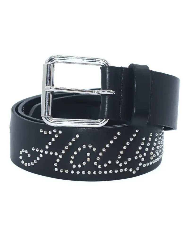 HTC Hollywood Trading Company studded belt - Schwarz Schwarz