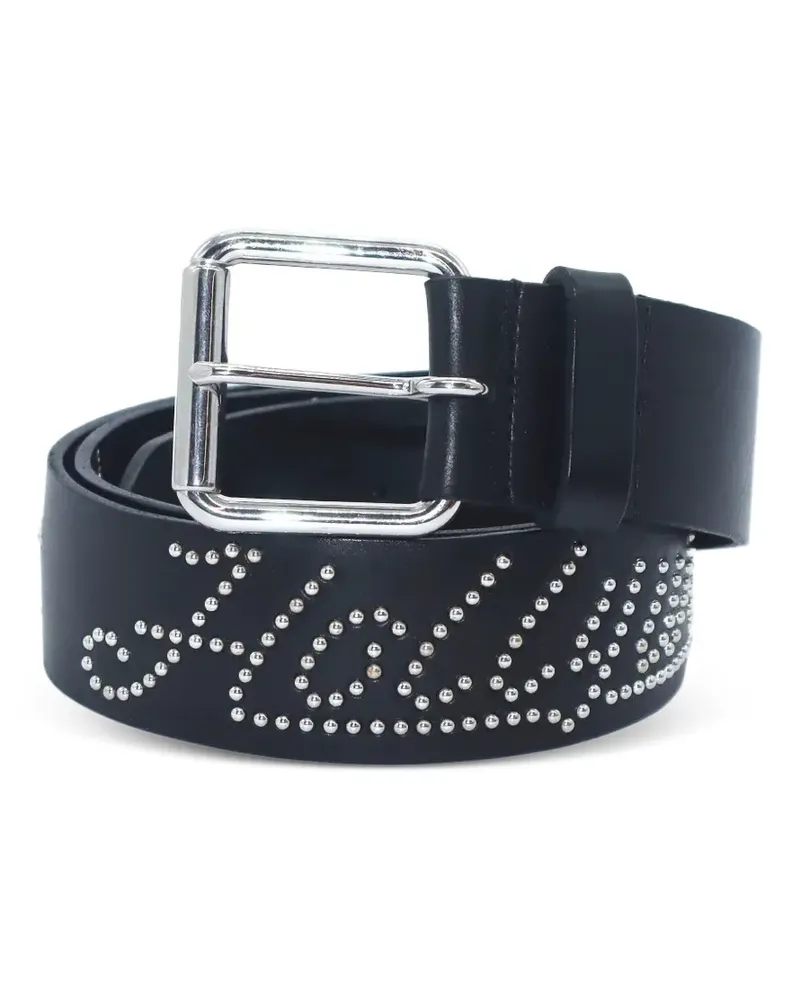 HTC Hollywood Trading Company studded belt - Schwarz Schwarz