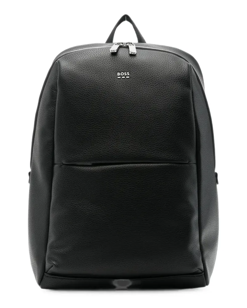 HUGO BOSS pebbled backpack - Schwarz Schwarz
