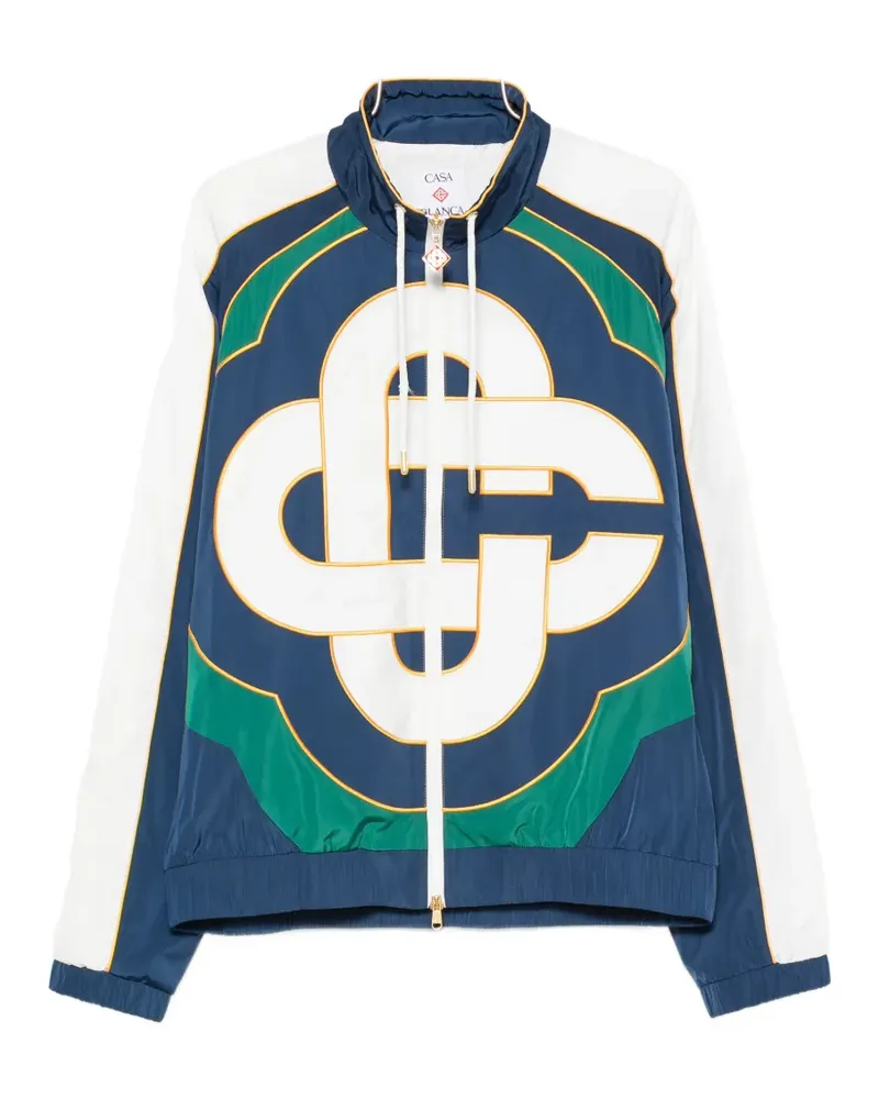 Casablanca Paris zip-fastening logo-detail jacket - Blau Blau