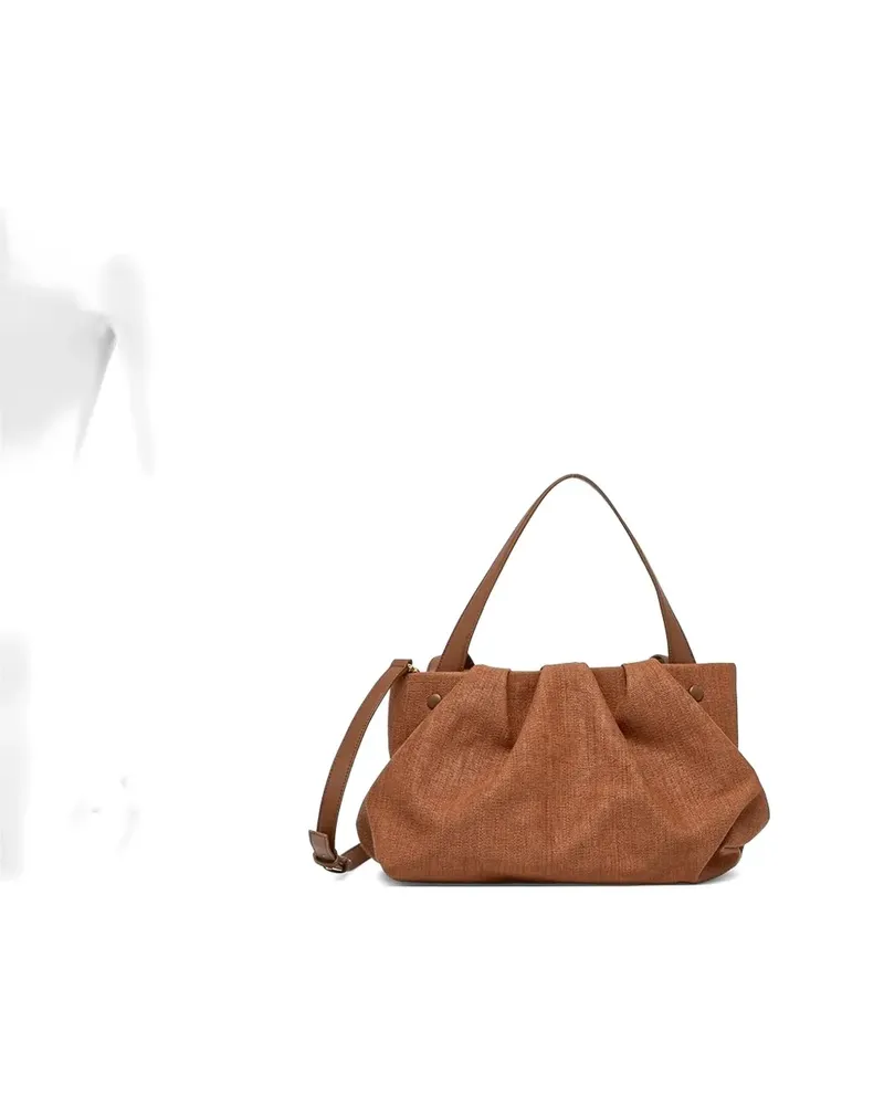 THEMOIRÈ Tote Bag mit Falten - Braun Braun