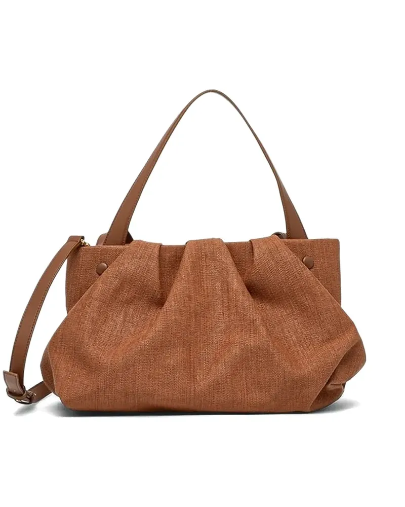 THEMOIRÈ Tote Bag mit Falten - Braun Braun