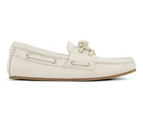 Schnürschuhe mit Logo-Schild - Weiß