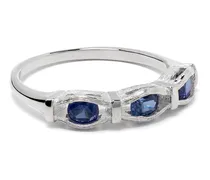 Sacred Oak Ring mit blauem Saphir
