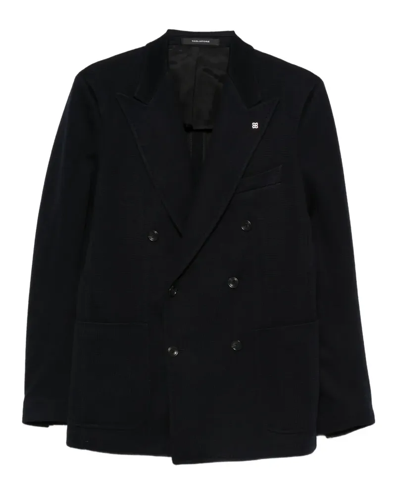 Tagliatore Doppelreihiger Blazer - Schwarz Schwarz