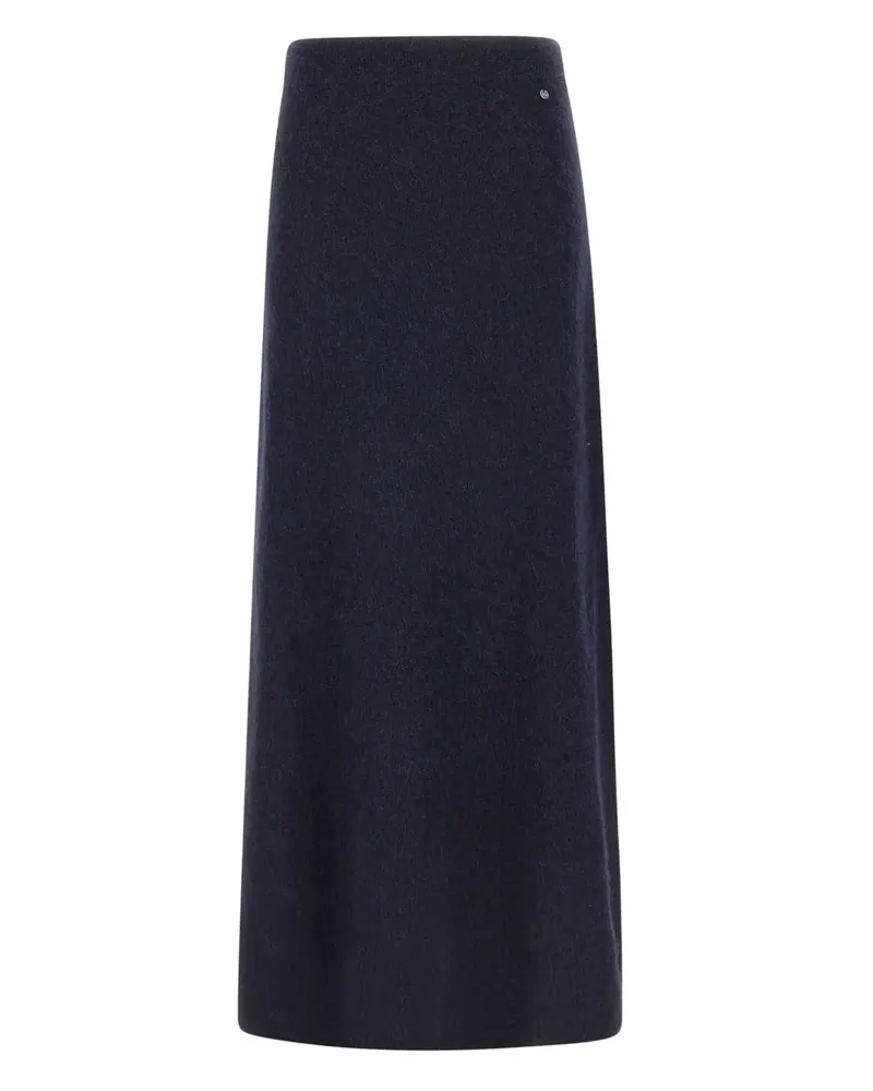 HUGO BOSS Gerader Rock mit geripptem Bund - Blau Blau