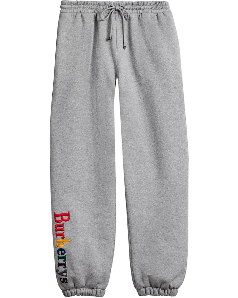 Burberry Jogginghose mit Logo - Grau Grau