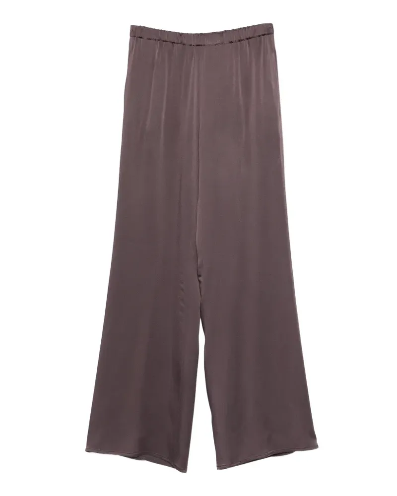 Antonelli Firenze Tiete elasticated-waistband palazzo pants - Violett Violett