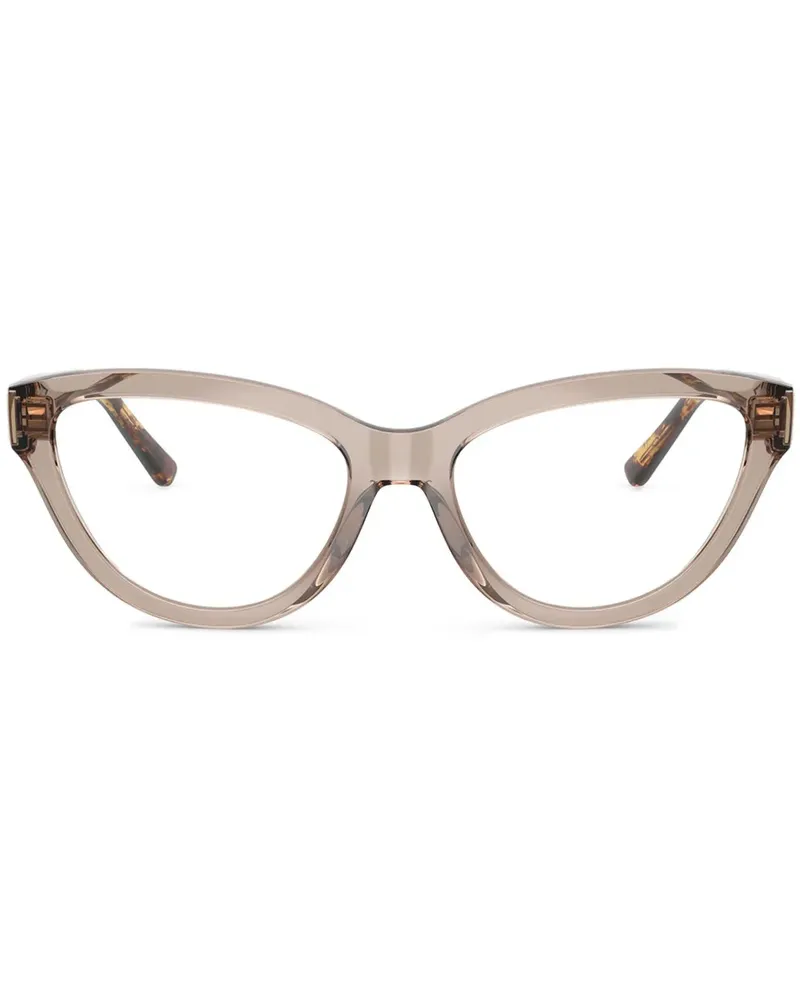 Vogue Brille mit Cat-Eye-Gestell - Braun Braun