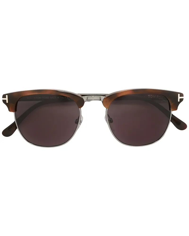 Tom Ford Sonnenbrille mit quadratischem Gestell - Braun Braun