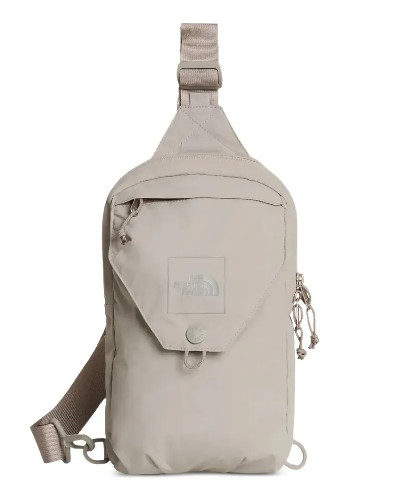 The North Face logo-patch shoulder bag - Nude Nude