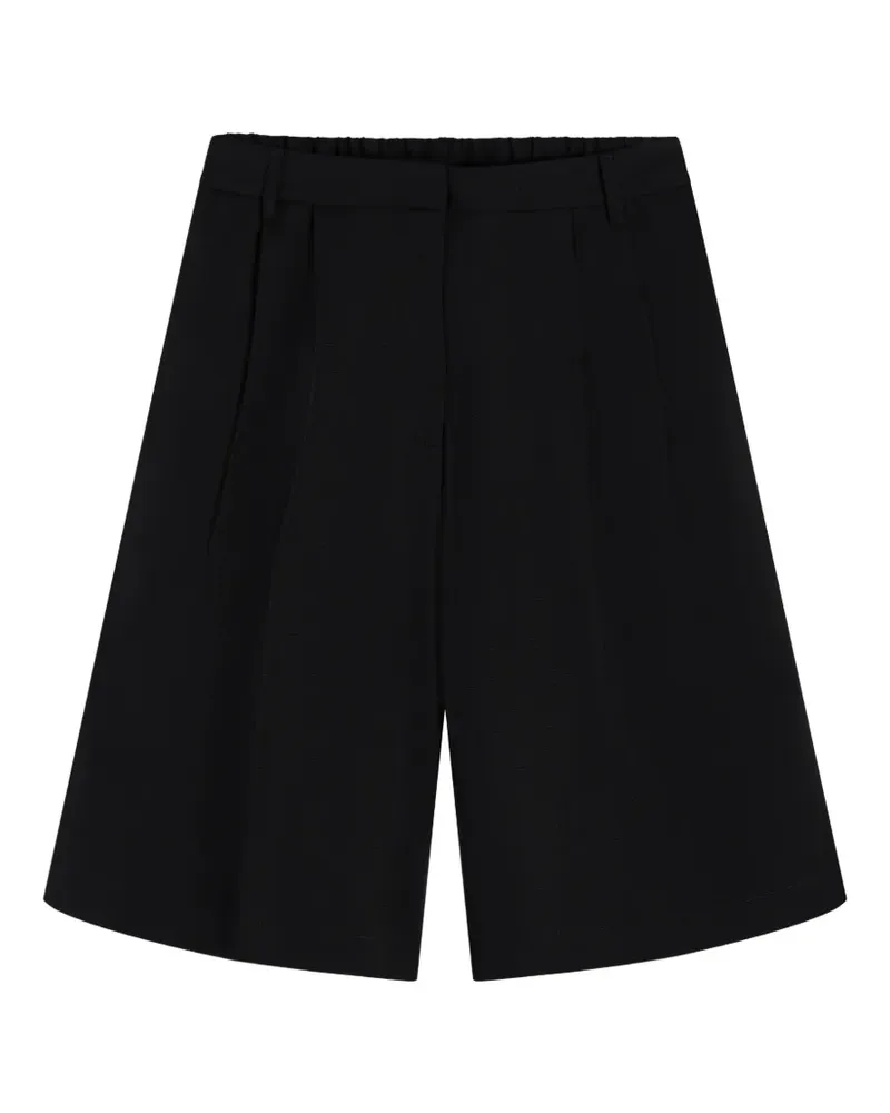 Tommy Hilfiger pleated-detail tailored shorts - Schwarz Schwarz