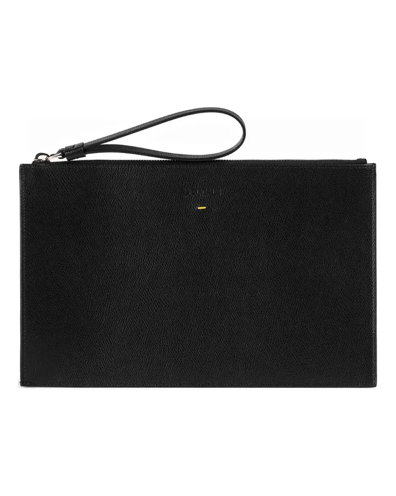 Doucal´s leather document pouch - Schwarz Schwarz