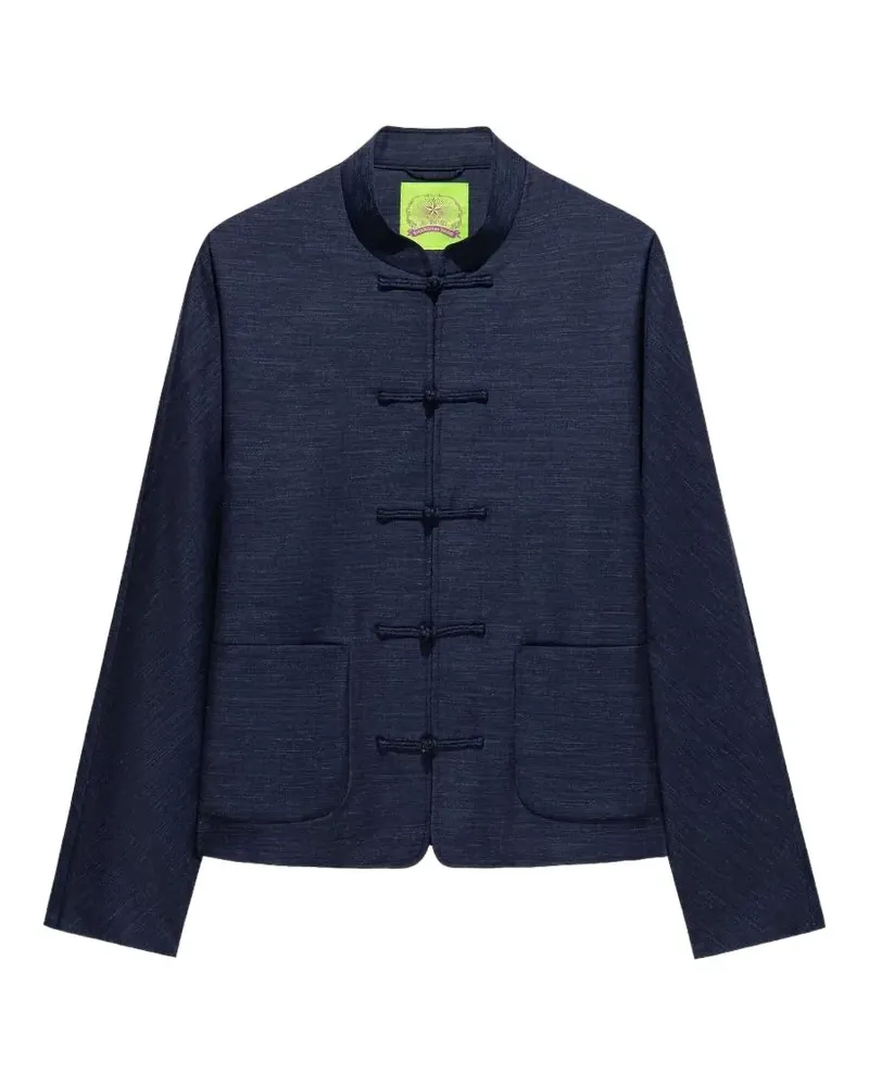 Shanghai Tang frog-button jacket - Blau Blau