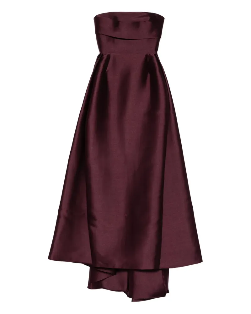 Solace London Asymmetrisches Tiffany Maxikleid - Rot Rot