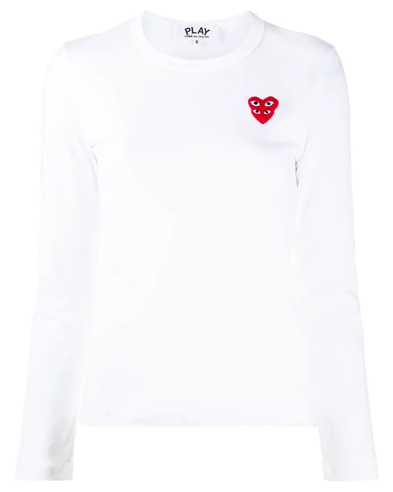Comme des Garçons Besticktes Oberteil - Weiß Weiß