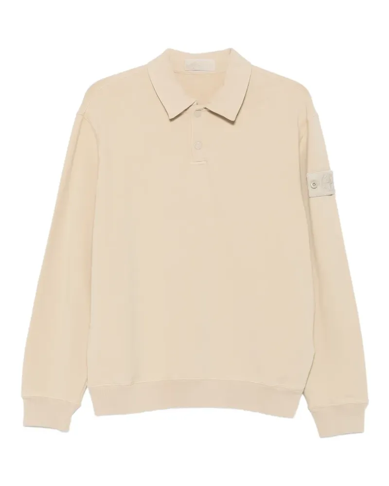 Stone Island Langärmeliges Poloshirt - Nude Nude