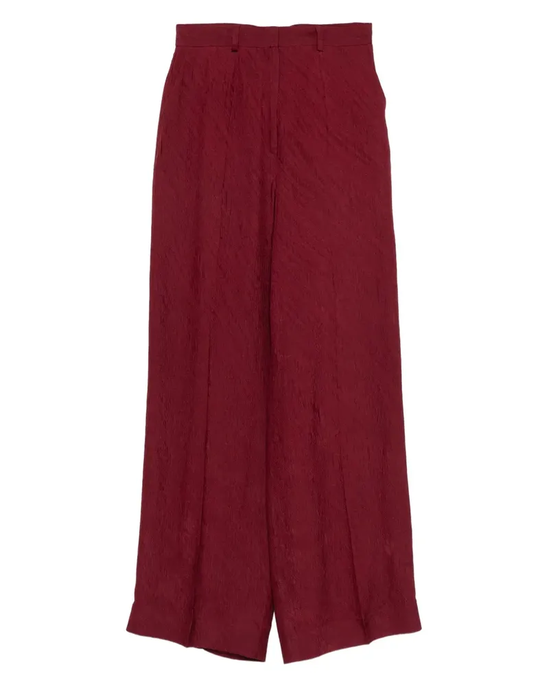 Lanvin Strukturierte Hose - Rot Rot