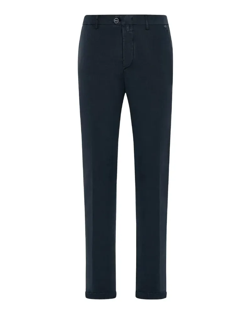 Kiton Hose mit Gürtelschlaufe - Blau Blau