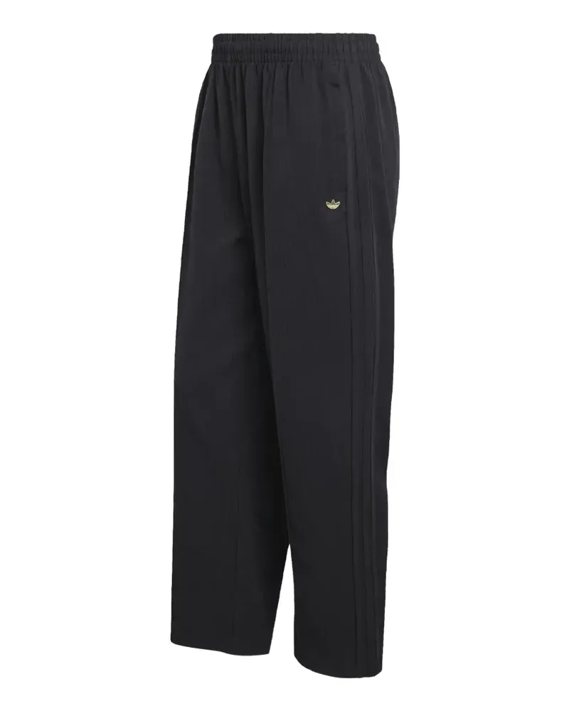 adidas Firebird pinstripe logo track pants - Schwarz Schwarz