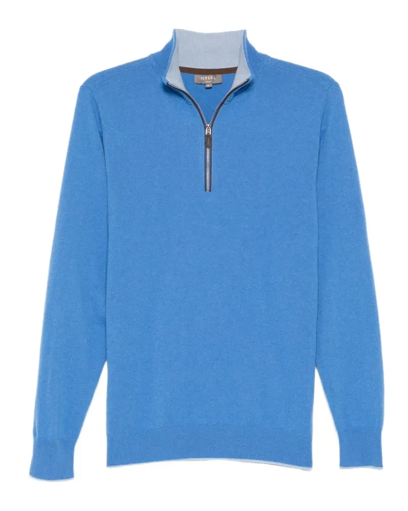 N.Peal Carnaby Pullover - Blau Blau