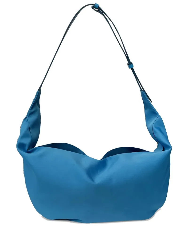 LOW CLASSIC Schultertasche mit verstellbarem Riemen - Blau Blau