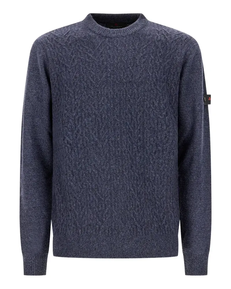 Peuterey Alcione Pullover mit Zopfmuster - Blau Blau