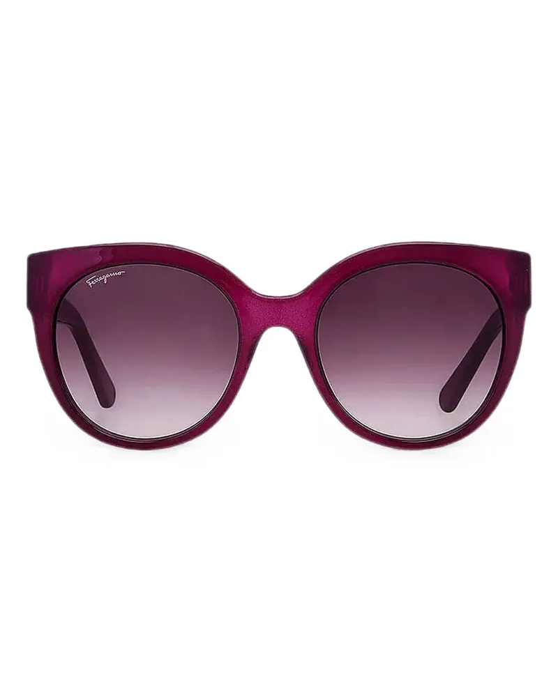 Ferragamo Gancini round-frame sunglasses - Violett Violett