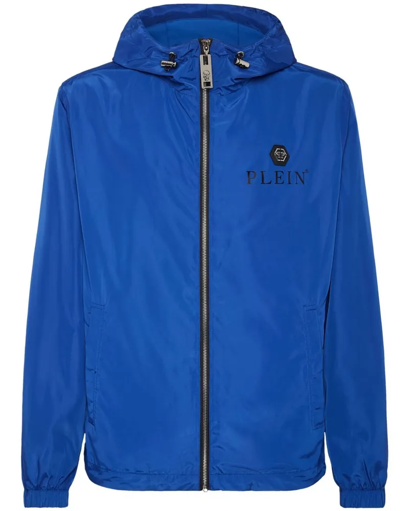 Philipp Plein Hexagon Kapuzenjacke - Blau Blau