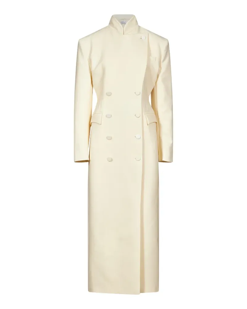Giuseppe di Morabito double-breasted high-neck coat - Weiß Weiß