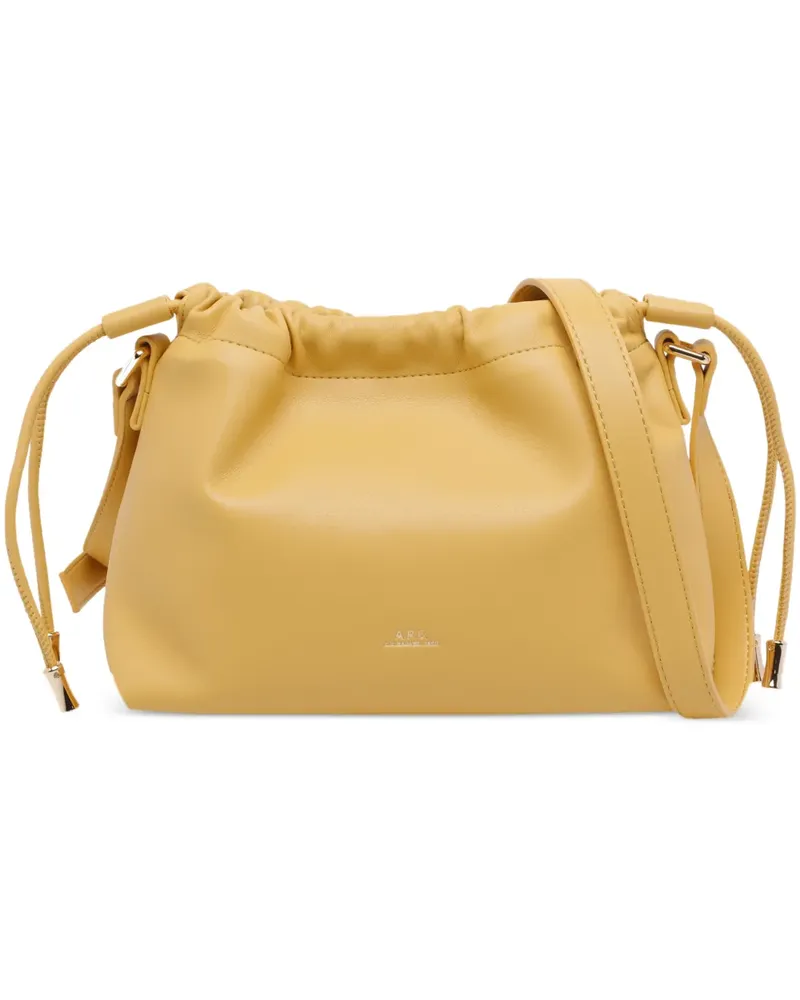 A.P.C. Umhängetasche mit Magnetverschluss - Gelb Gelb