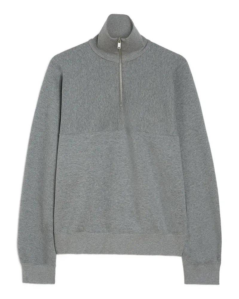 Jil Sander Sweatshirt mit Reißverschluss - Grau Grau