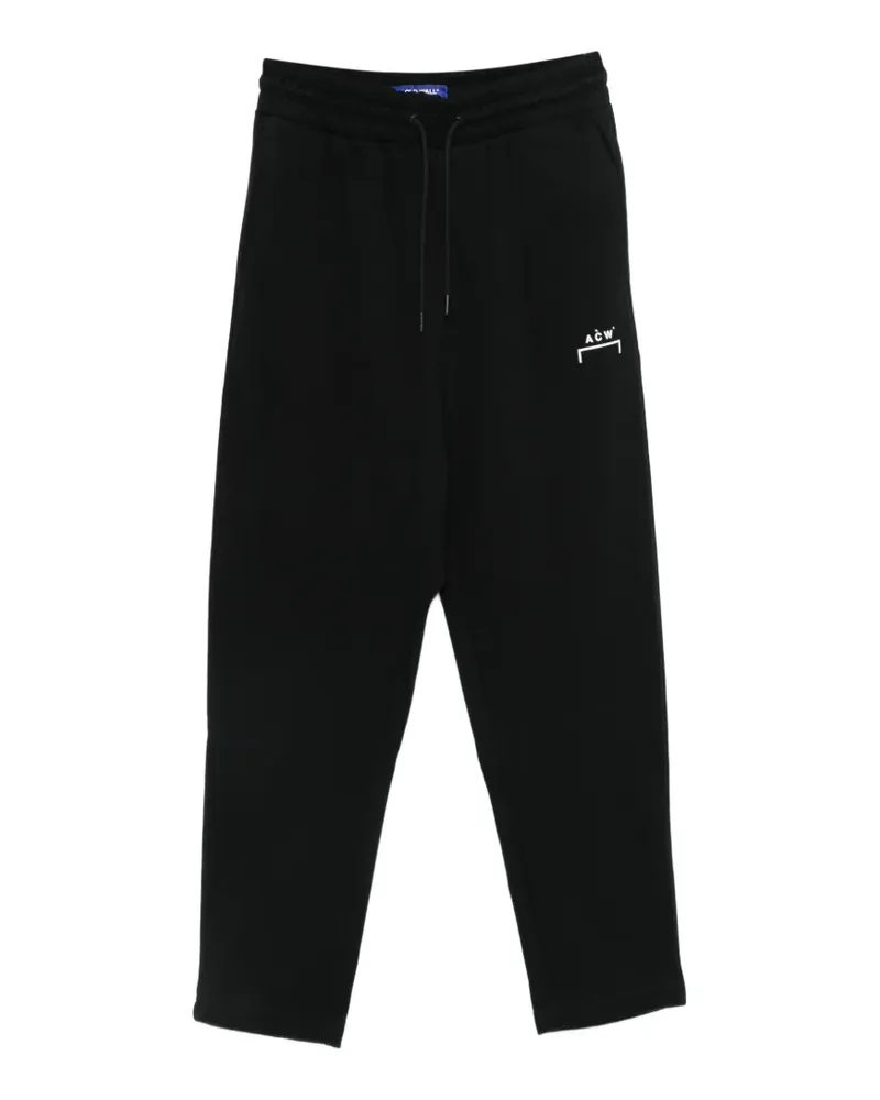 ACW* logo-print track pants - Schwarz Schwarz
