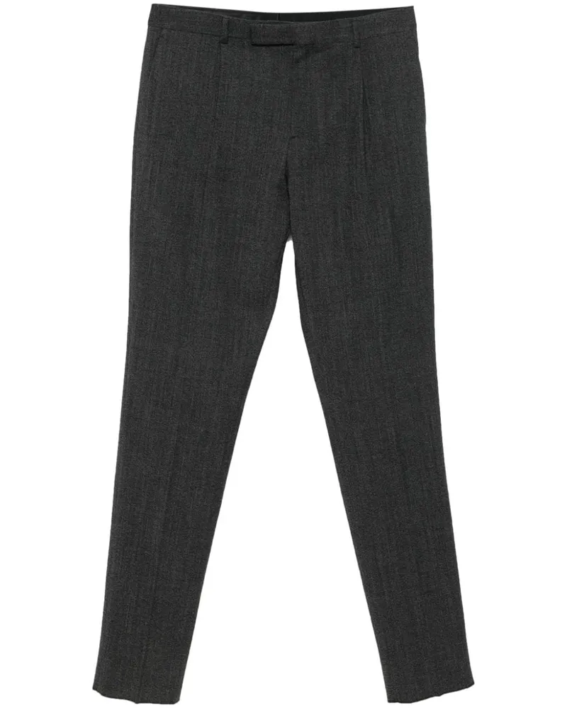 LARDINI Plissierte Hose - Grau Grau