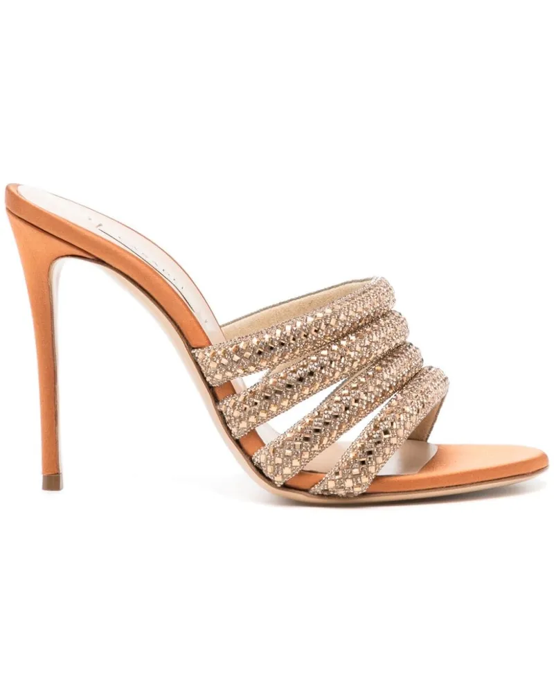 Casadei Stratosphere Sandalen mit Nieten 110mm - Orange Orange