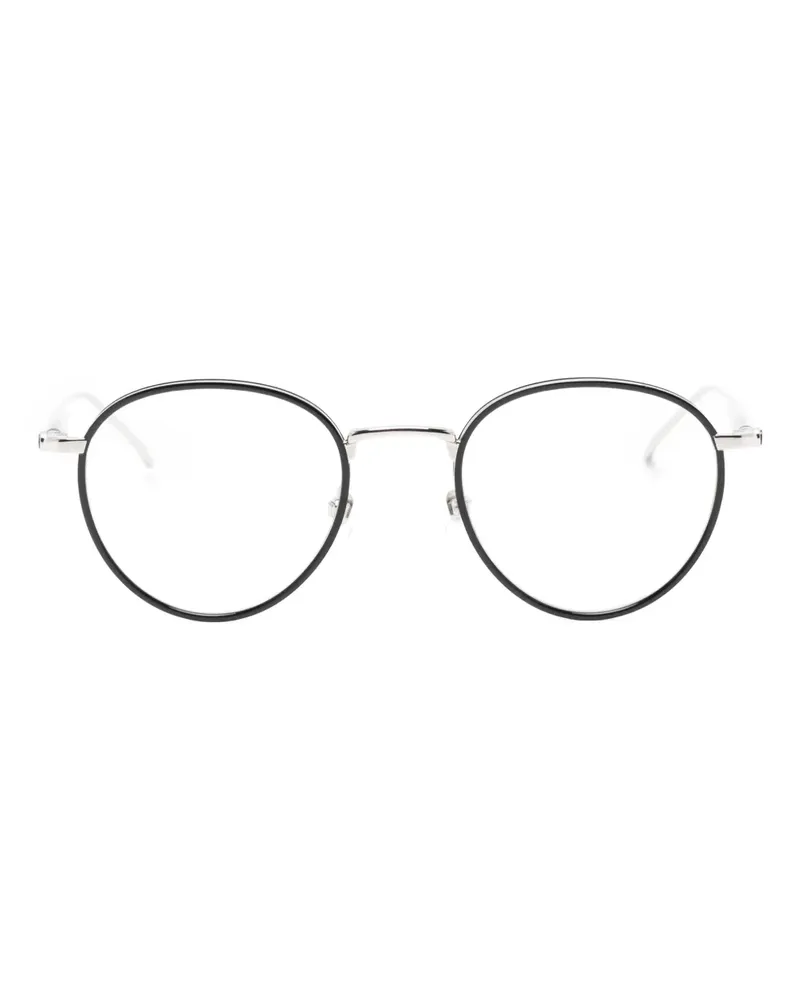 Montblanc oval-frame glasses - Schwarz Schwarz