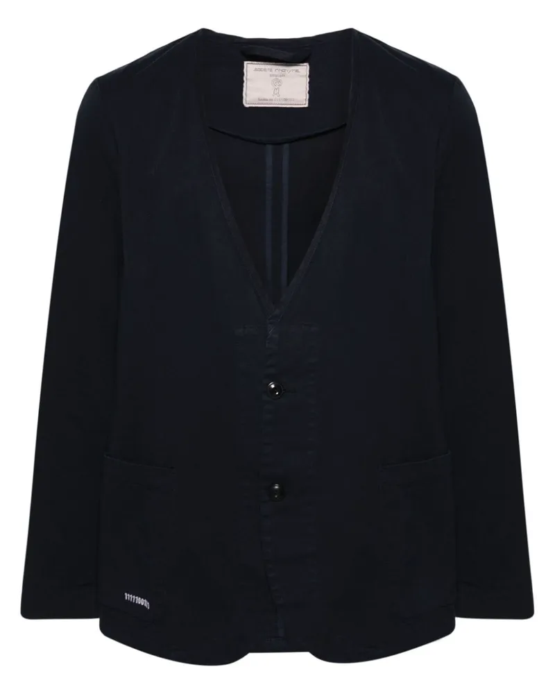 Société Anonyme Einreihiger Yale Blazer Blau