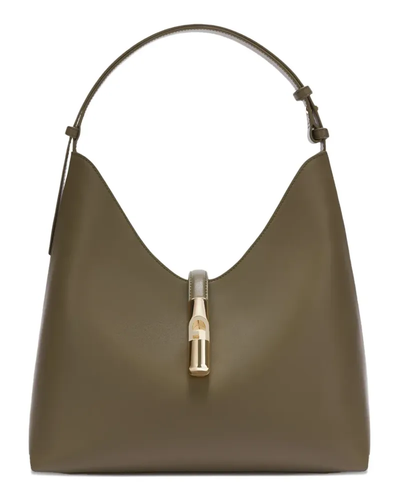 Furla Mittelgroße Goccia Schultertasche - Grün Grün