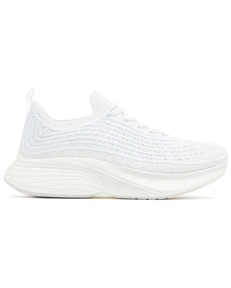 ATHLETIC PROPULSION LABS TechLoom Zipline Sneakers im Layering-Look - Weiß Weiß