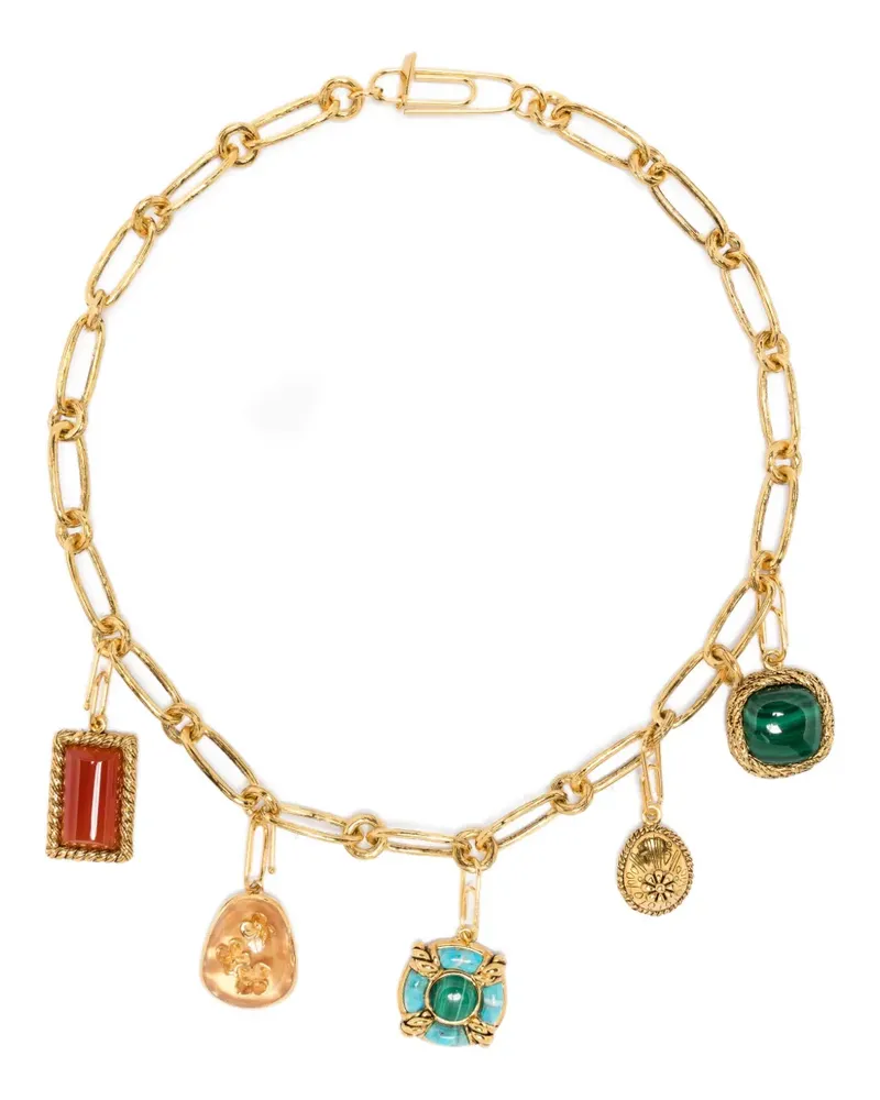 Aurélie Bidermann charm-link necklace - Gold Gold
