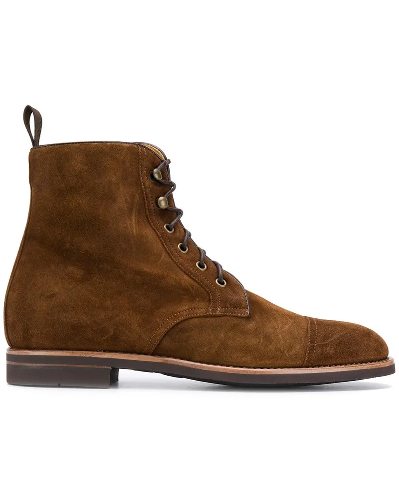 Scarosso Stiefel mit Schnürung - Braun Braun