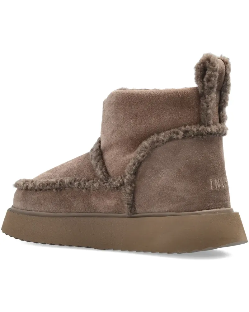 INUIKII Micro Stiefel mit Shearling - Braun Braun