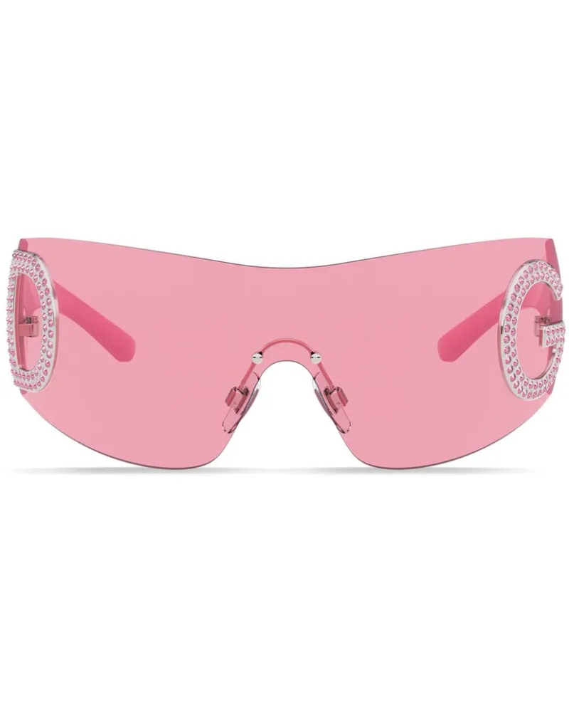 Dolce & Gabbana Klassische Sonnenbrille - Rosa Rosa