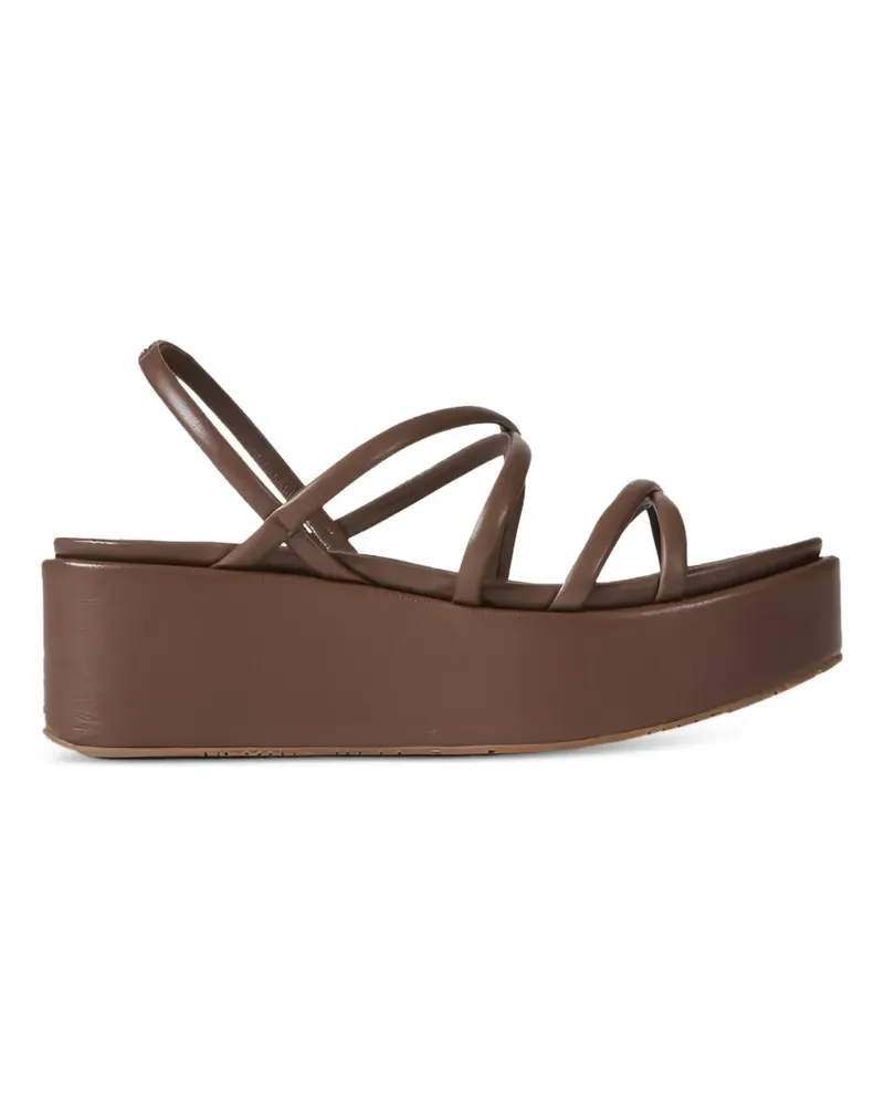 Pedro Garcia Ninoska strappy platform sandals - Braun Braun