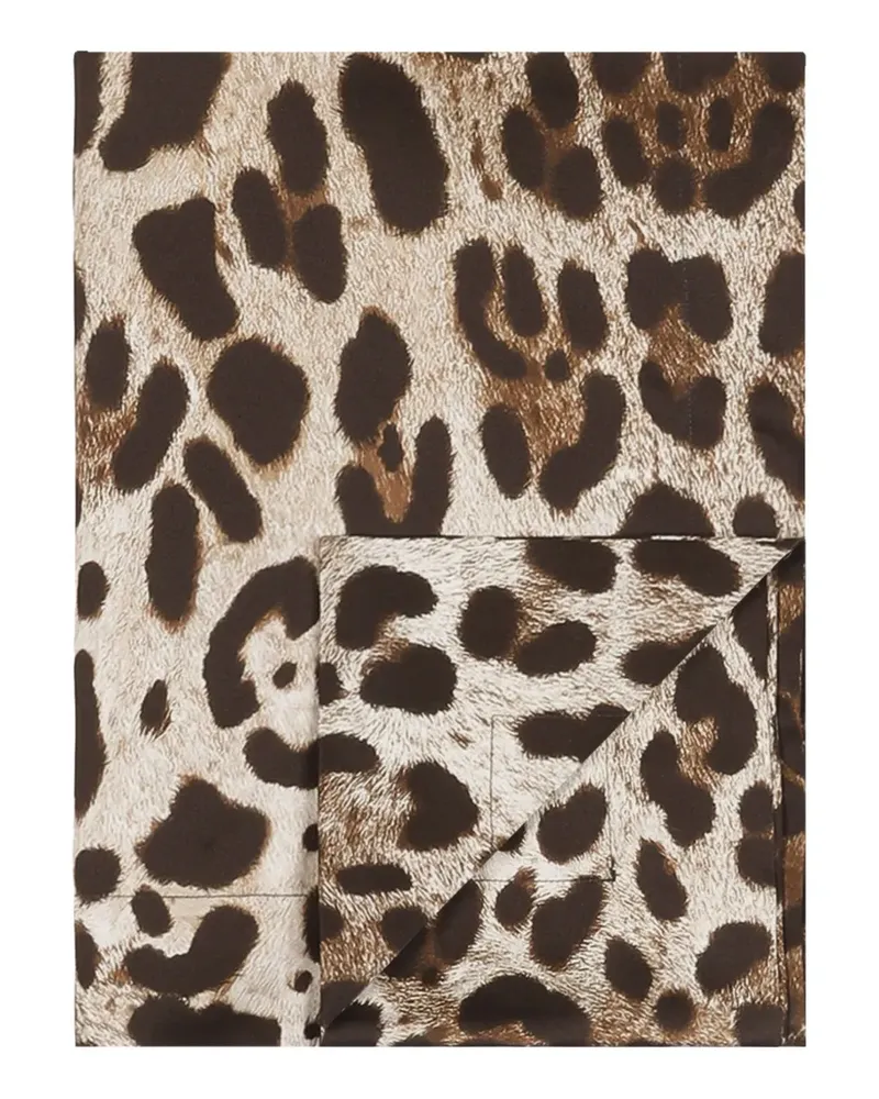 Dolce & Gabbana Kissenbezüge mit Leoparden-Print (2er-Set) - Braun Braun