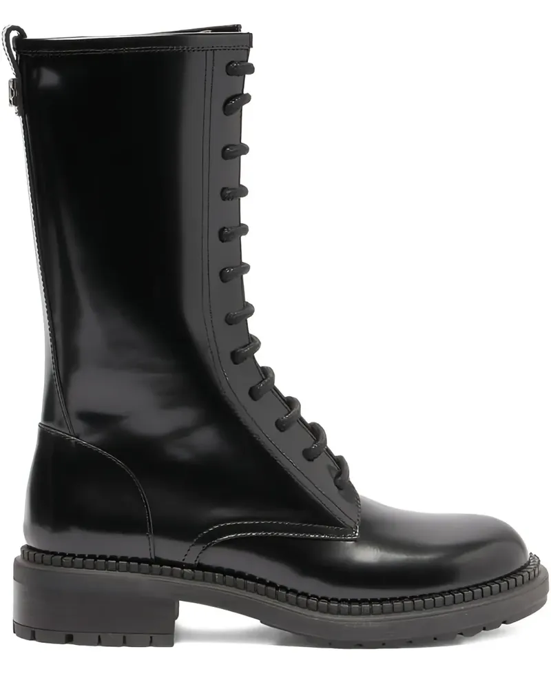 Casadei Wizzard Schnürstiefel 30mm - Schwarz Schwarz